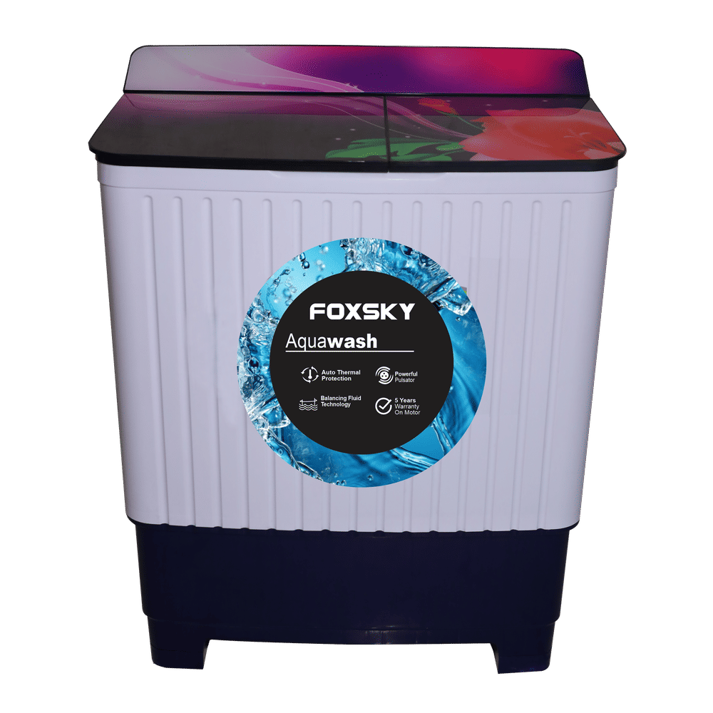 Buy Foxsky 7.5 Kg Semi Automatic Washing Machine with 3D Scrub